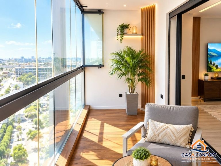 Location appartement premium 2 chambres meublé de 116 m² à Casablanca Finance City