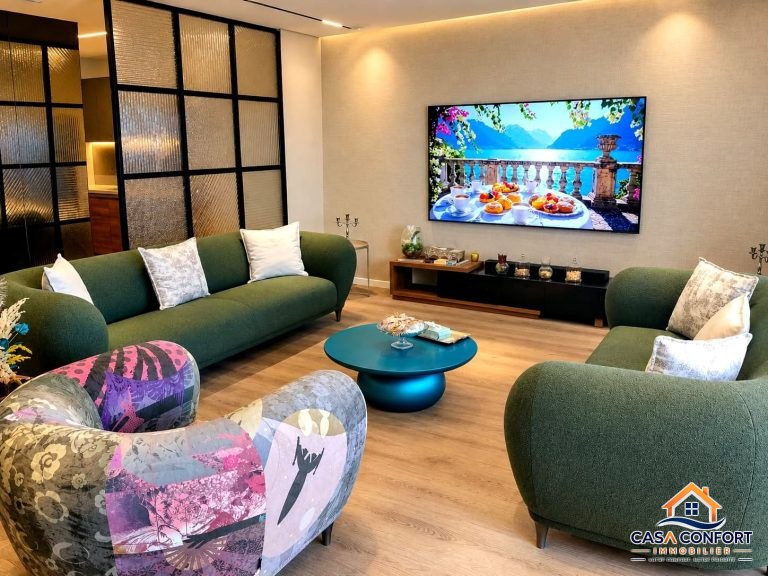 Location appartement premium 2 chambres meublé de 116 m² à Casablanca Finance City