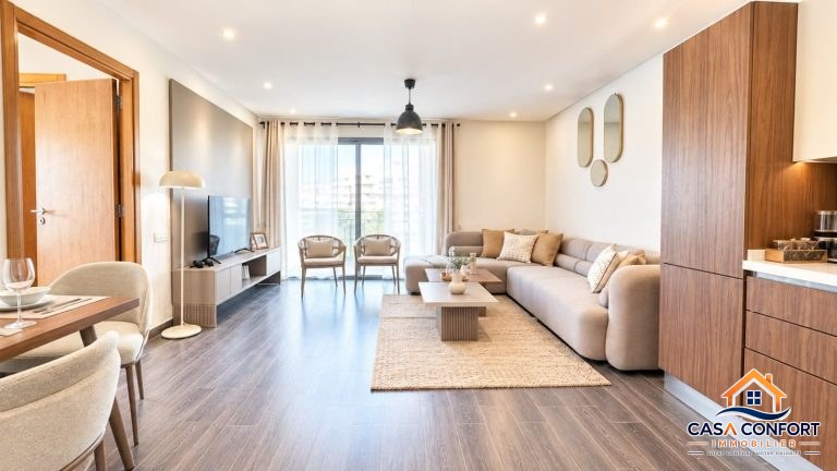 Location longue durée Studio de luxe meublé de 60 m² à la Marina, Casablanca